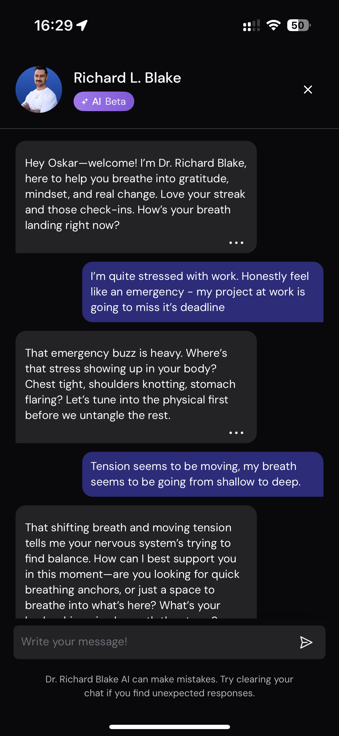 Personalized insights dashboard